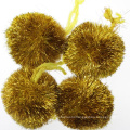 8cm glitter pompom ball for decoration